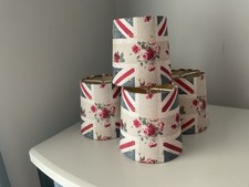 Lamp Shades x 4 Union Jack 
