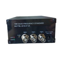 10MHz OCXO Frequency Standard Reference 2-CH Sine wave 1-CH Square wave Audio