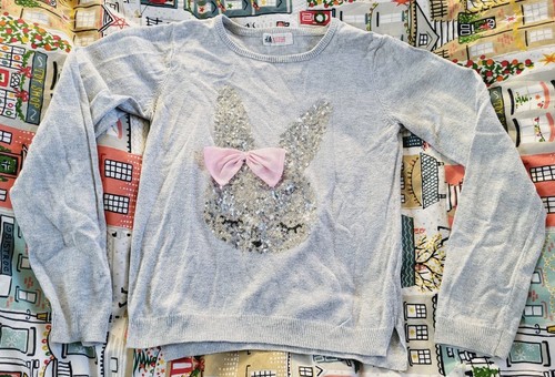 Grey rabbit sweater - rabbit,