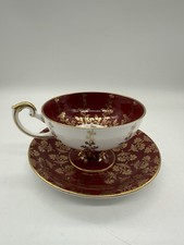 Vintage Aynsley Red Gold Gild