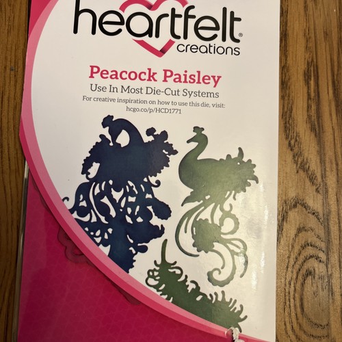 Heartfelt creations peacock - creations,