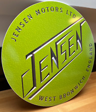 JENSEN GARAGE WALL SIGN PLAQUE CLASSIC VINTAGE CAR TRUCK WORKSHOP AUTOMOBILIA