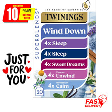 Twinings Wind Down Collection Tea Selection for Relaxation Sleep Calm & Unwind