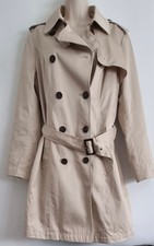 Four Seasons London Ladies Trench Coat Beige Mac Womens Size M Brand New