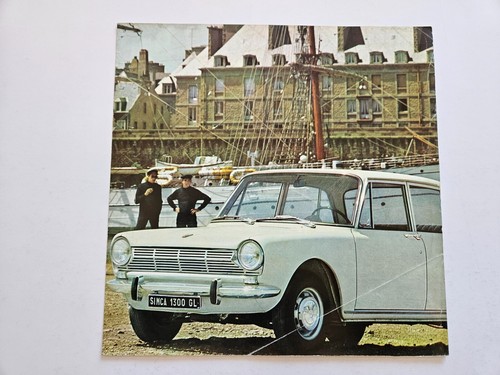 Simca 1300 sales brochure 1963 - simca,