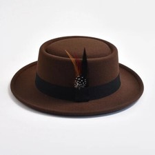 Mens Ladies Hat Fedora Wide