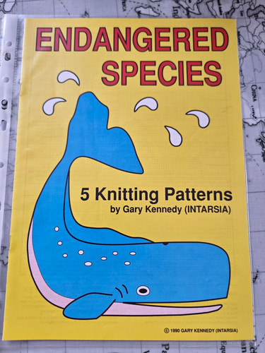 Vintage knitting pattern book