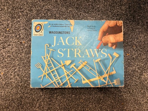 Vintage jack straws game - straws,