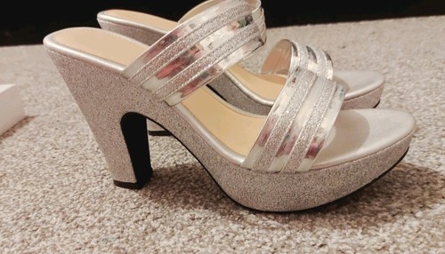 Women white platform high - platform,