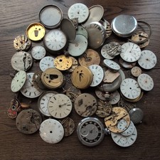 Lot of Pocket Watch Parts and