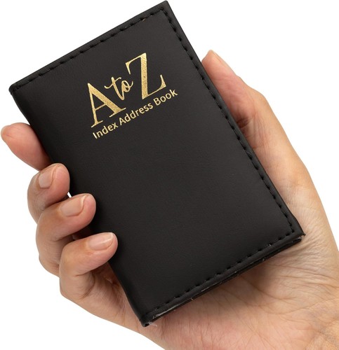 Index address book leather - index,