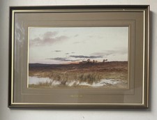 Original Antique Victorian Seascape Watercolour Painting, Charles Edward Brittan