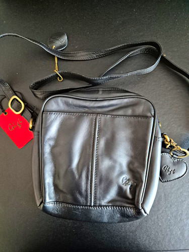 Gigi black leather crossbody - gigi,
