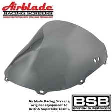 Airblade Race Screen For Honda CBR400RR NC29 Gull-Arm Light Smoked Double Bubble