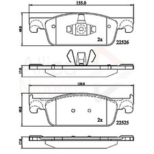 Brake Pads Set For Dacia Logan