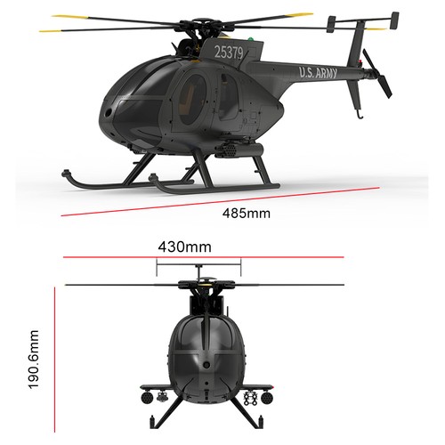 Yuxiang f119s md500 helicopter - yuxiang,