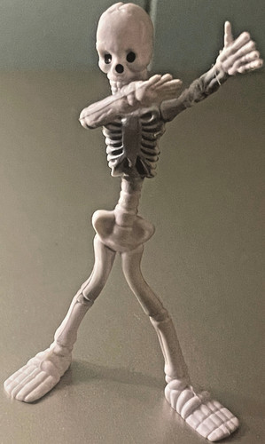 Vintage bendable skeleton - vintage,