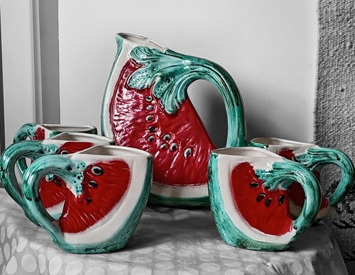Vintage hand painted majolica - vintage,