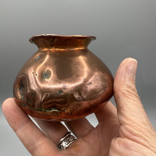 Antique copper pot possible - copper,