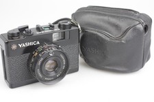 Black YASHICA ELECTRO35MC Electro 35 MC 40mm f/2.8 + Case - Working imperfectly