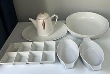 White Porcelain Serving Set