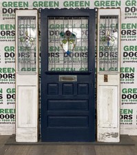 ART DECO FRONT DOOR WITH SIDE