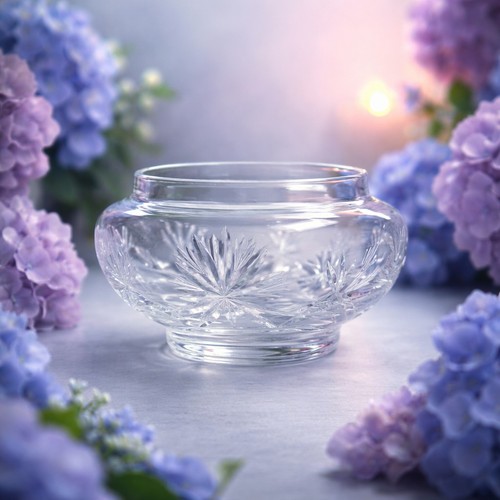 Vintage heavy cut glass - vintage,