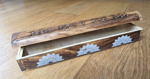 Vintage indian wooden coffin - vintage,