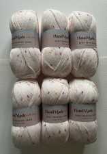6 x Sarah Ashford Double knitting JobLot Pink Printed Yarn/Wool 50g "New " 1120 