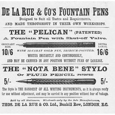 DE LA RUE & CO Fountain Pens -
