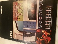 2 SABA VTG BROCHURE CATALOGS