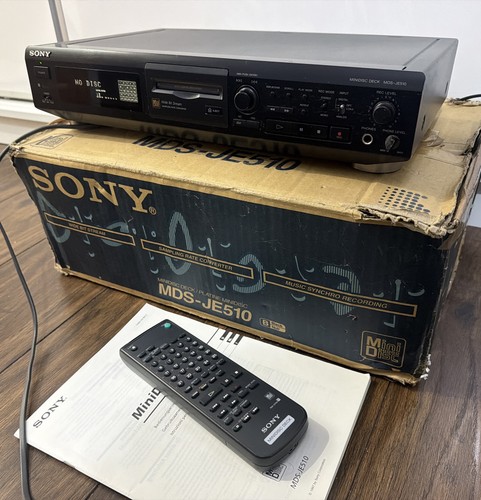 Sony mds je510 minidisc - minidisc, md
