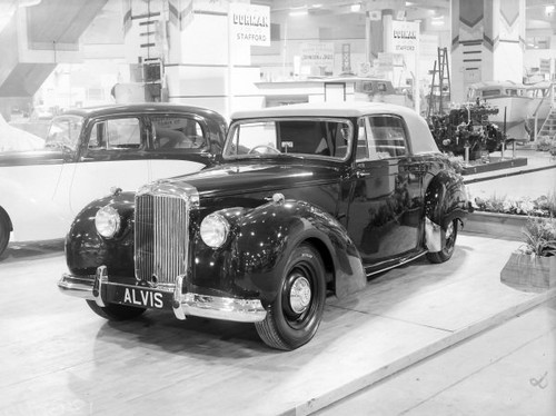 Alvis litre 1950 - 1950, advertising