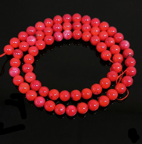 6mm natural round dark - 6mm,
