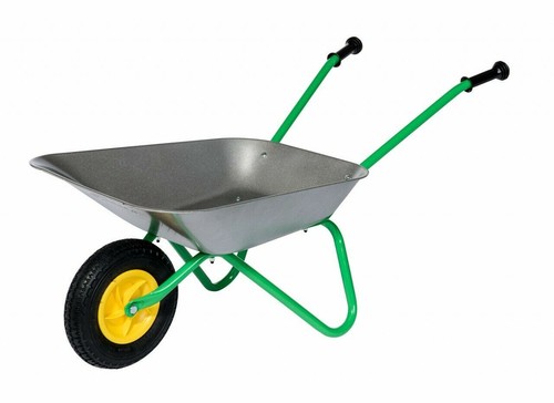 Rolly kids metal wheelbarrow - metal,