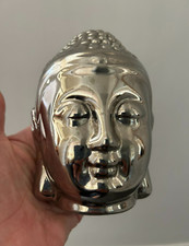 Buddha incense holder silvered
