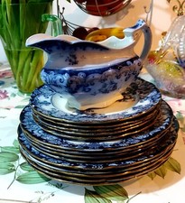 JHW&SONS HANLEY plates set