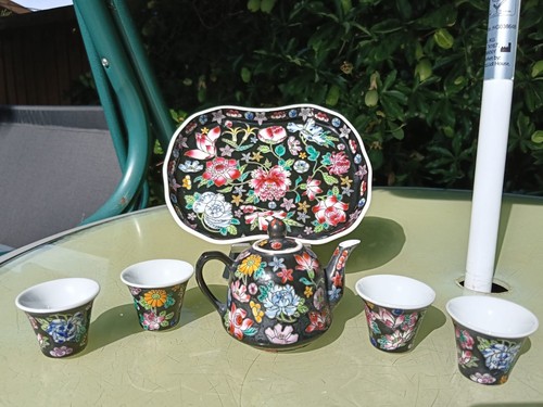 Vintage miniature asian tea - vintage,