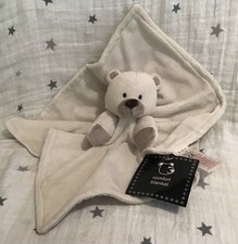 Primark Early Days Teddy Bear Cream & Beige Comforter Plush Soft Toy 32cm x 33cm