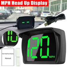Smart Car Digital GPS Speedo Speed Speedometer Monitor MPH HUD Head Up Display