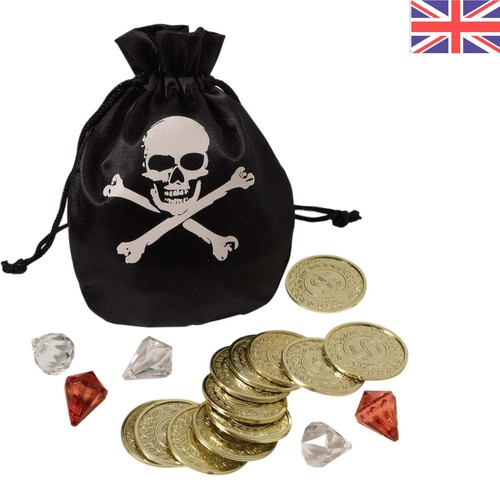 Pirate treasure coin pouch - pirate, kit