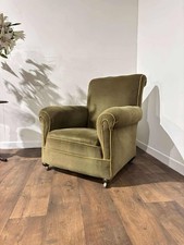 Early 19th Century Green Upholstered Armchair