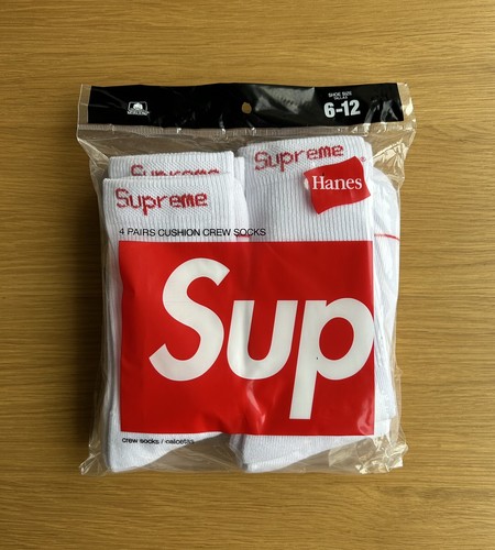 Supreme hanes crew socks - supreme,