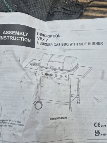 Burner bbq gas grill with - burner,
