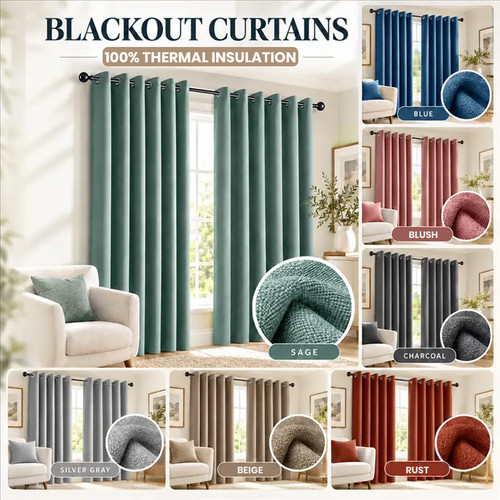 Linen thermal curtains - linen,