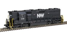 N Scale - Atlas Diesel Locomotive EMD GP38 Norfolk & Western - 40005615 Neu