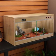 Wooden large vivarium snake - large,
