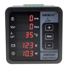 GM50H AC Digital Generator Battery Voltage Meter Diesel Engine Monitor