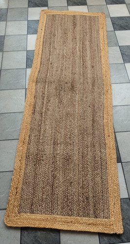 Jute rug natural carpet mat - jute,