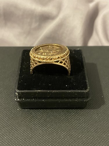 9ct gold sovereign style